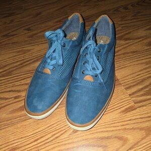Mens Aldo boat shoes casual size 9.5 blue